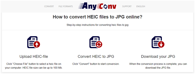 These websites help you convert Heic to JPG